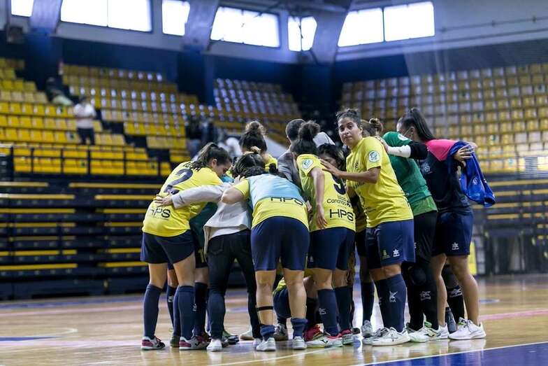 El Teldeportivo, en una imagen de su partido con el Zaragoza/TA.